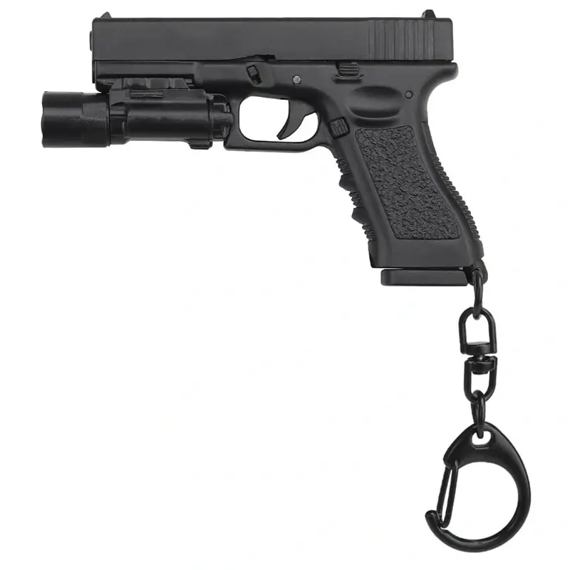 Dodaj do koszyka Brelok Do Kluczy Replika Glocka 17 Z Latarką (WO-AC31)