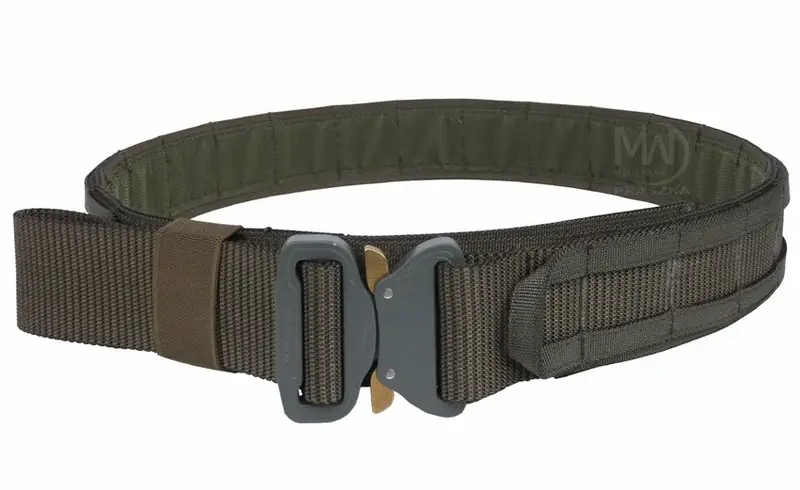 Najlepsza cena Pas Taktyczny Modułowy Sztywny z Klamrą Cobra 45mm S.P.Z.K. Miwo Zielony