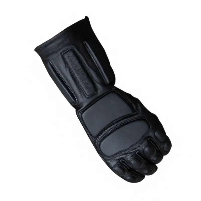 Rękawice Brytyjskie Motocyklowe Skórzane Policyjne Defender Kevlar D35/D30 Schoeller Czarne Oryginał Nowe Rabat