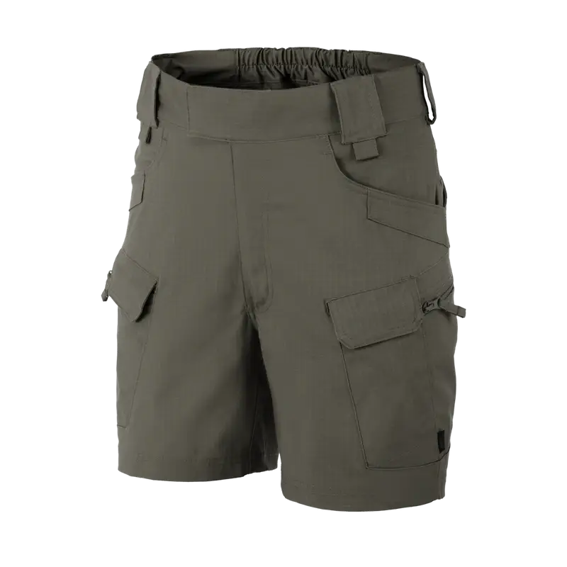 Bermudy / Krótkie Spodnie UTS Stretch Helikon-Tex Ripstop 6" Taiga Green (SP-UTU-SP-09) Niska cena