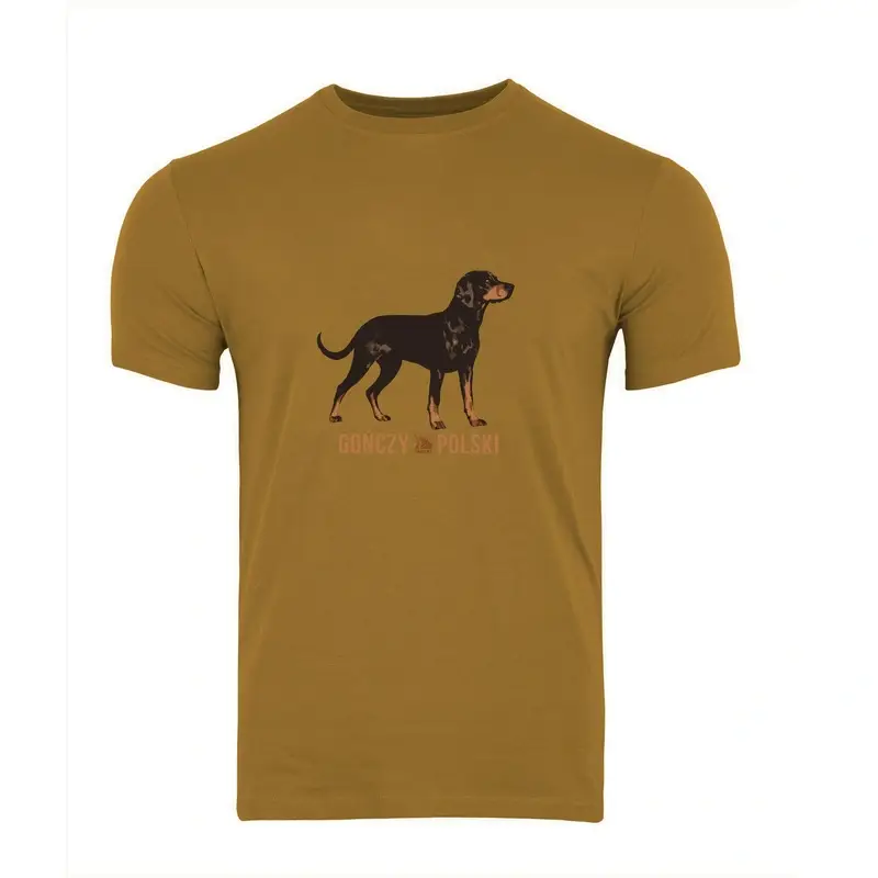 Premium T-shirt Bawełniany FNT Gończy Honey Tagart Miodowy