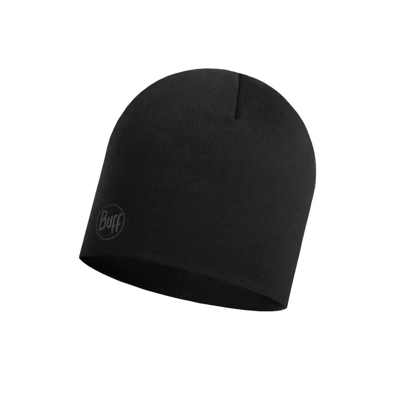 Wyjątkowa oferta Czapka Safety Merino Wool Thermal 1 Layer Solid Buff Black (111537.999)