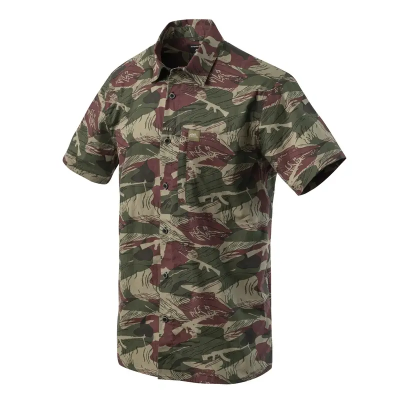 Koszula Hawajska z Krótkim Rękawem Helikon-Tex Brushstroke Camo (KO-HAW-CB) Taniej