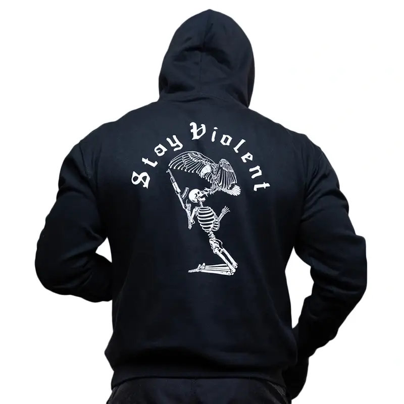 Bluza Stay Violent Hoodie Brothers In Arms Black Ograniczona ilość