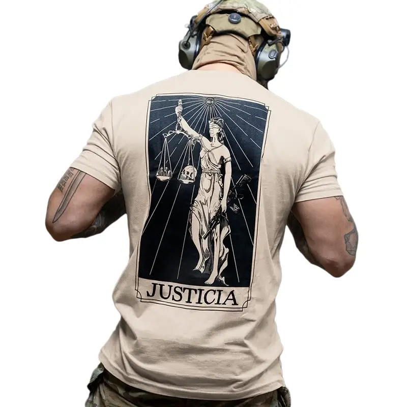 T-Shirt Justicia Brothers In Arms Sand Tani
