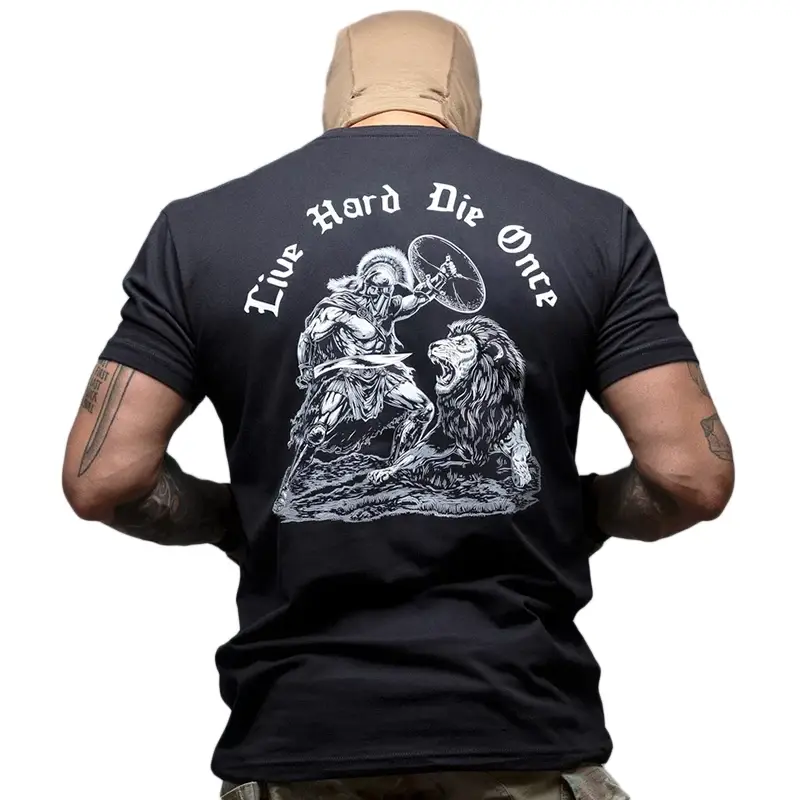 T-Shirt Die Once Brothers In Arms Czarny Nowy