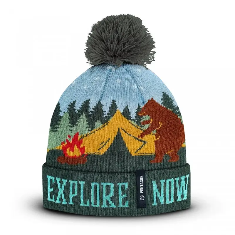 Czapka Sanctuary "Bear" Knit Beanie Pentagon (K13060-BE) Ekspresowa dostawa