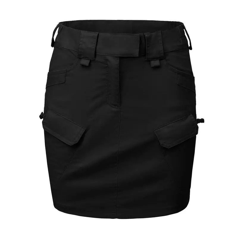 Popularny Spódnica UTS Helikon-Tex PolyCotton Ripstop Czarna (ST-UTL-SP-01)