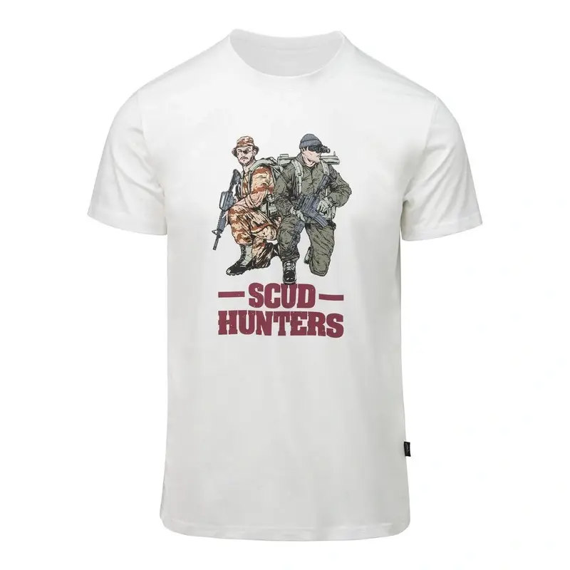 Tani T-shirtScud Hunters Helikon‑Tex Biały (TS-SHN-CO-20)