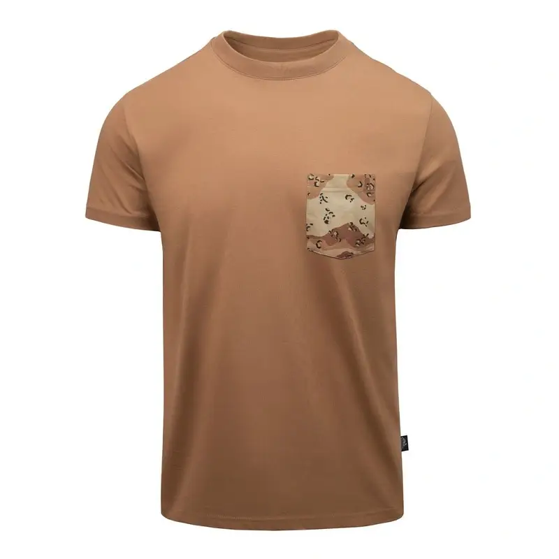 T-shirt 6 Color Desert Pocket Helikon‑Tex Mud Brown (TS-CDO-CO-60) Oferta limitowana