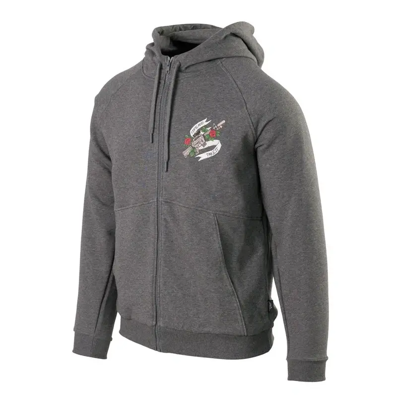 Bluza Z Kapturem Come and take it Hoodie Fullzip Helikon-Tex Mid Grey Melange (BL-CTT-CB-2M) Dodaj do koszyka