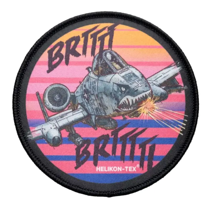 Premium Emblemat A10 Warthog Patch Helikon-Tex Czarny (OD-AWP-PO-01)