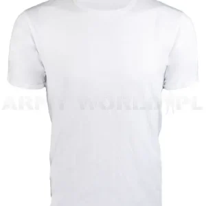 T-shirt Wojskowy Holenderski KPU Bawełniany Biały Oryginał Demobil BDB Oferta