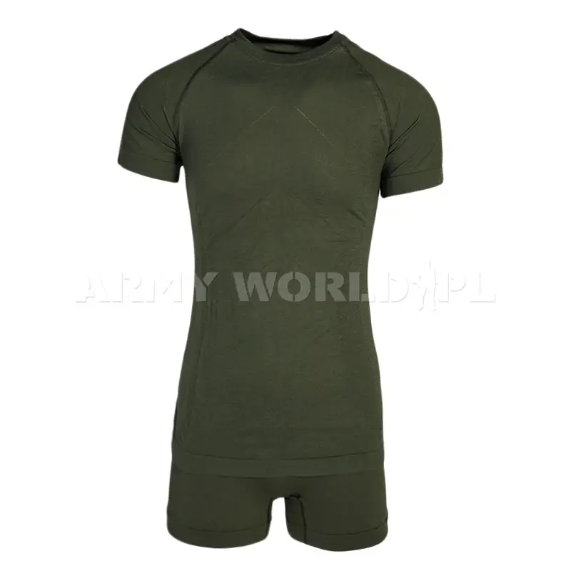 Ograniczona ilość Bielizna Wojskowa Letnia 518A/MON T-shirt + Spodenki Oryginał Olive Nowa