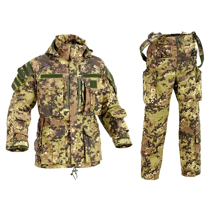Szybka dostawa Mundur Taktyczny Kurtka + Spodnie DEFCON 5 Sniper Kit Vegetato Italiano
