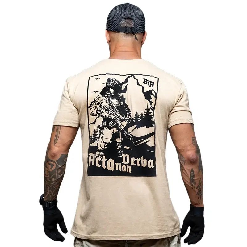 Ostatnia szansa T-Shirt Acta Non Verba Brothers In Arms Sand