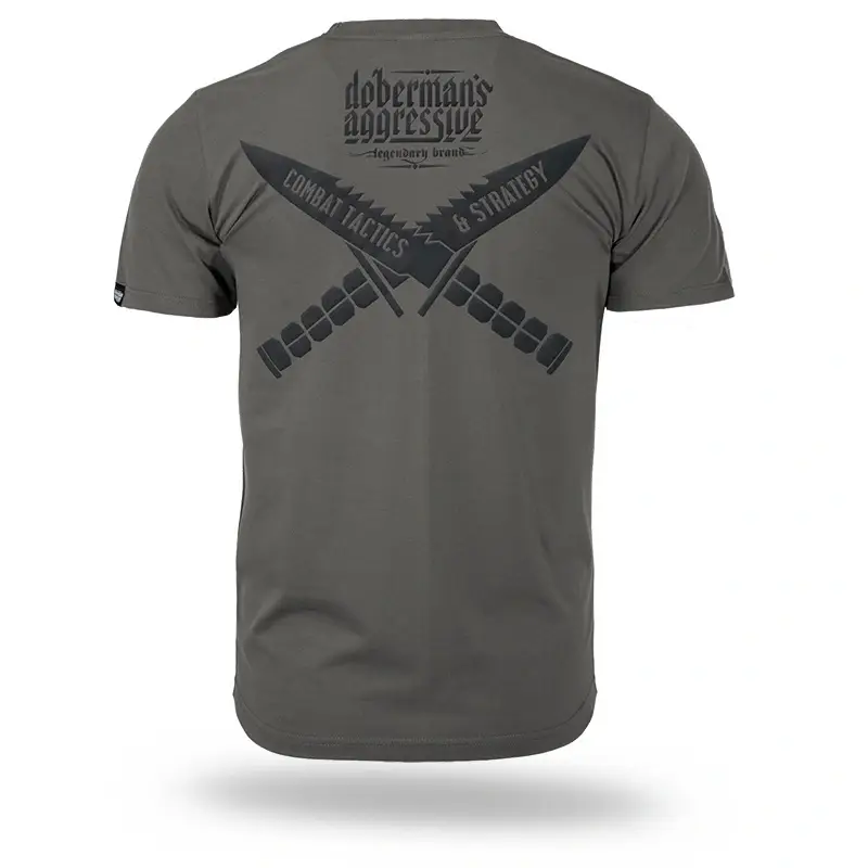 T-shirt Tactical Doberman's Aggressive Khaki (TS376K) Bestseller
