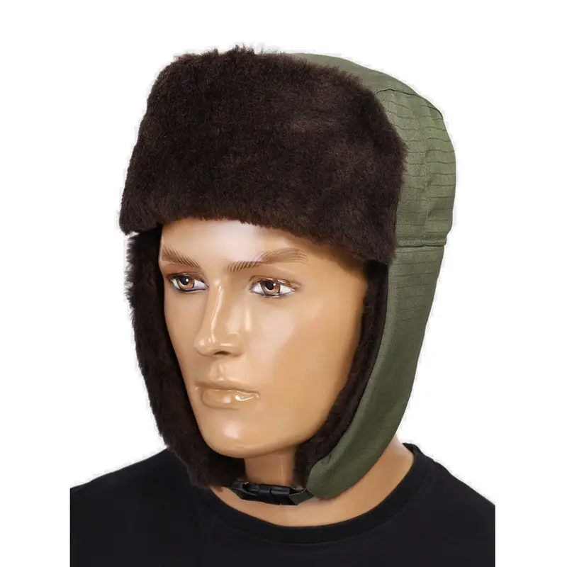 Czapka Uszatka Zimowa Dominator Olive Ekspresowa dostawa