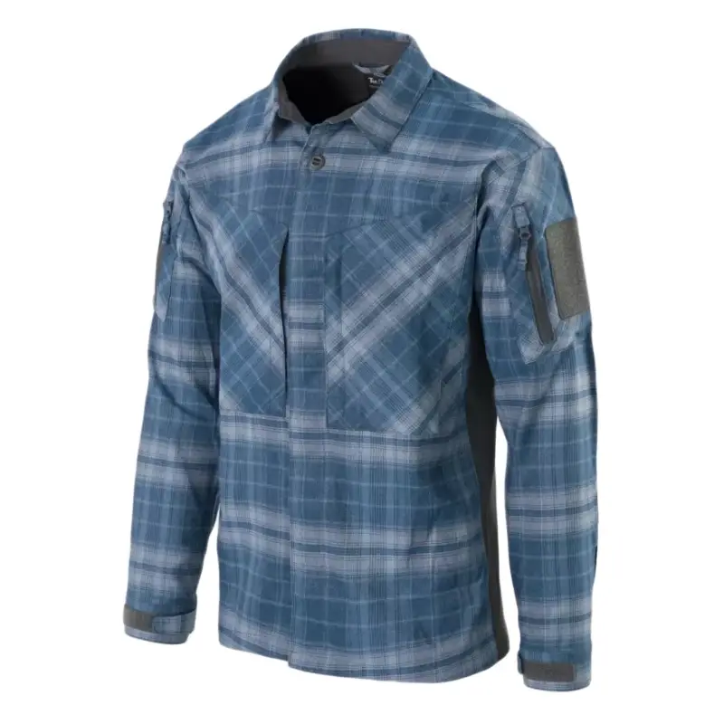 Dodaj do koszyka Koszula Taktyczna MBDU Flannel® Długi Rękaw Helikon-Tex Western Blue Plaid (KO-MBD-PN-2P)