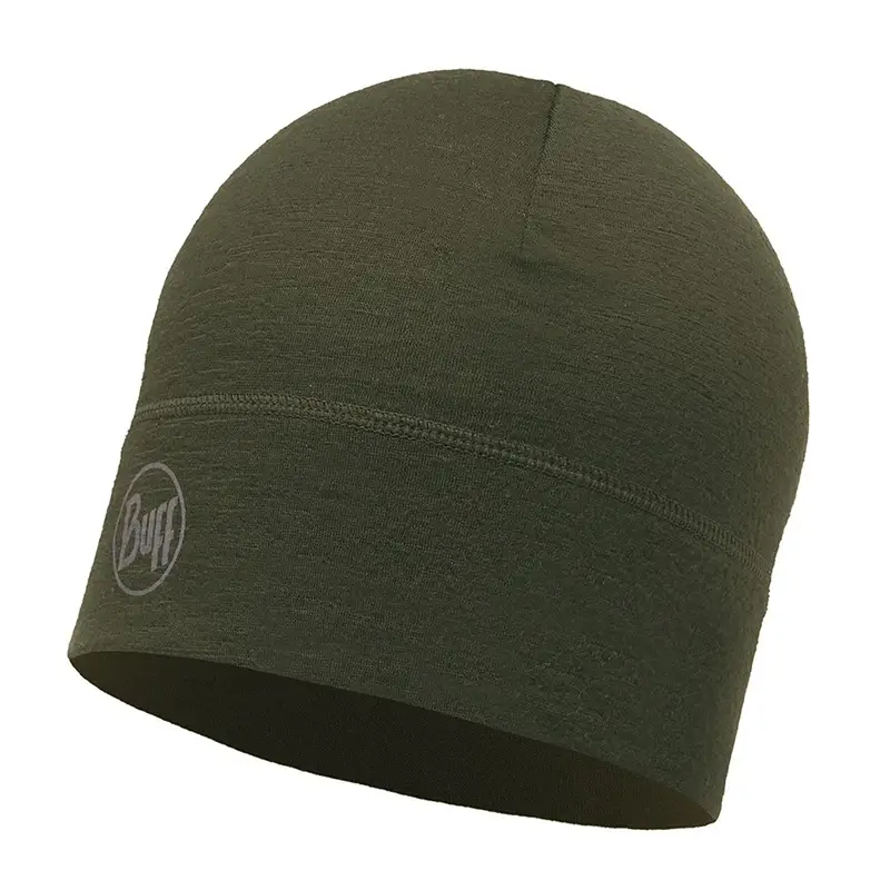 Czapka Wełniana Merino Lightweight Buff Olive Oferta limitowana