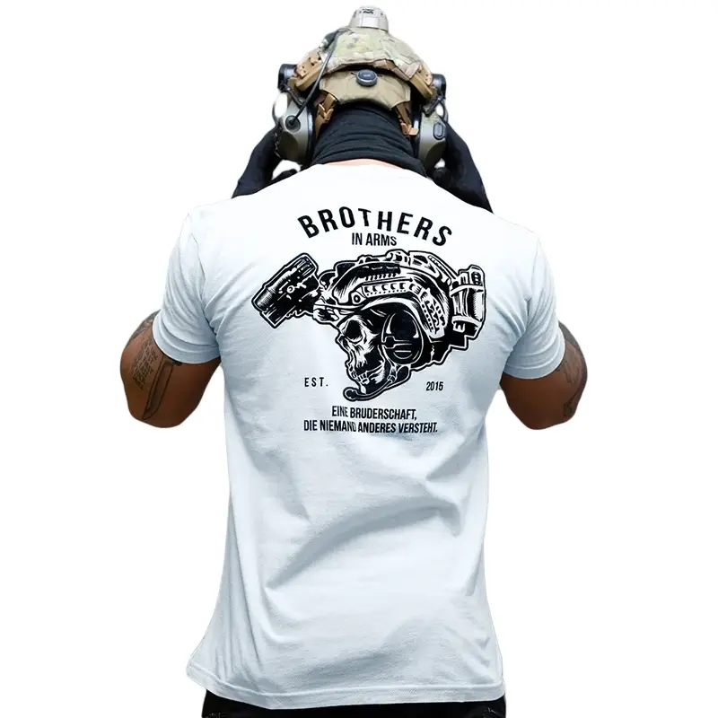 T-Shirt Team Brothers In Arms White Najlepsza cena