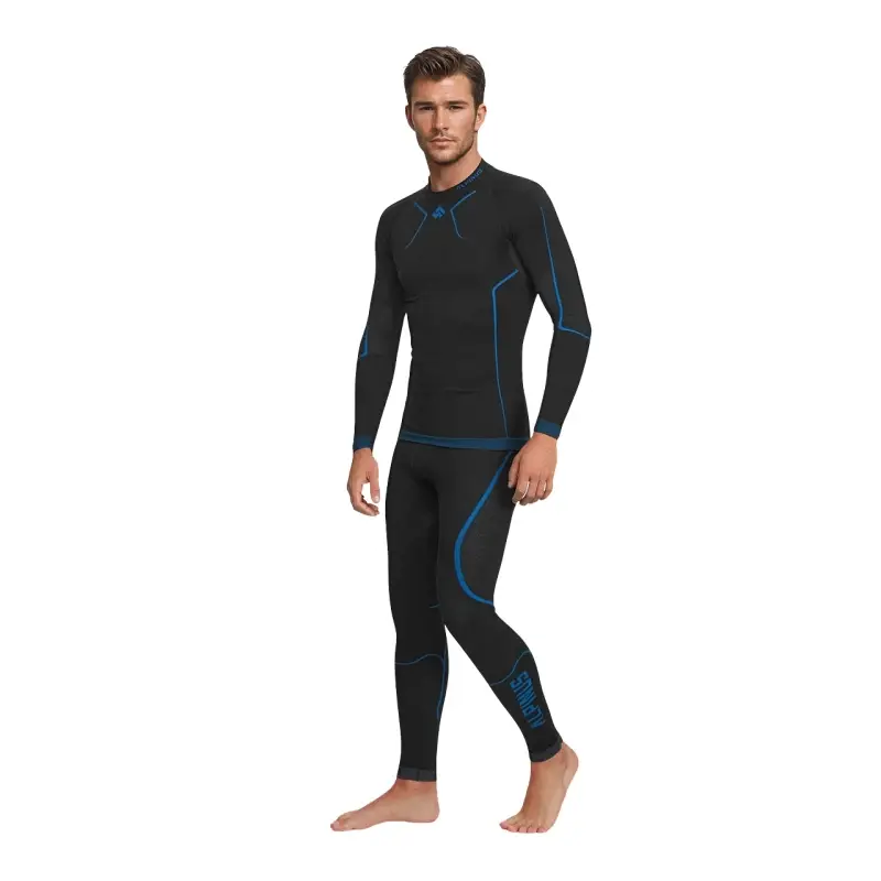 Wyjątkowa oferta Bielizna Termoaktywna Alpinus Lillehammer Set Czarna (AO11565)