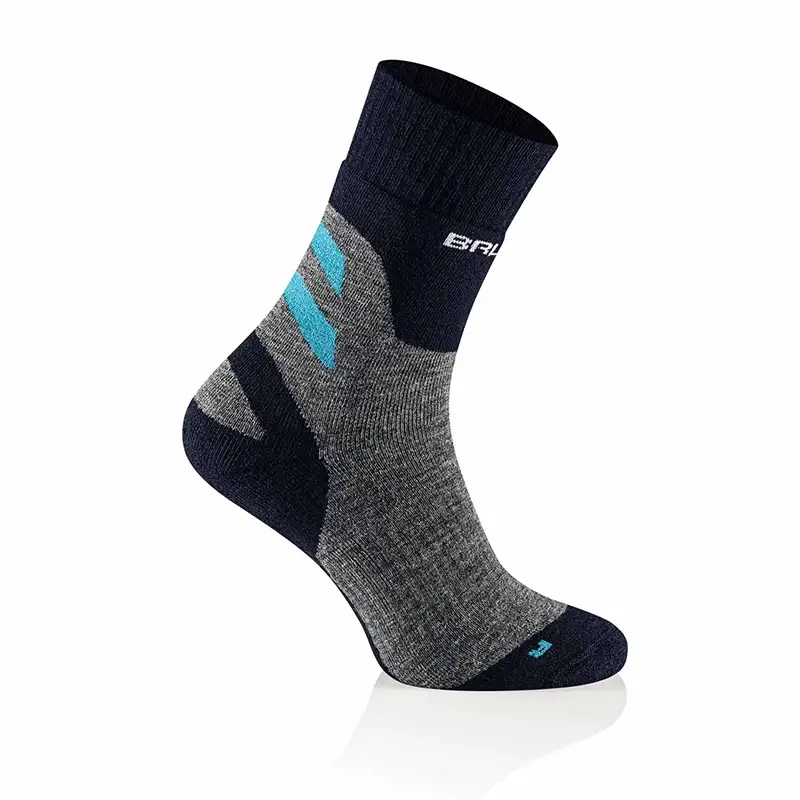 Kup teraz Skarpety Damskie Trekking Merino Brubeck Szaro / Turkusowe (SC5003W )