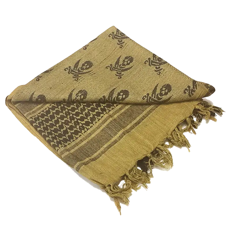 Arafatka Shemagh 100% Cotton Condor Pirate Tan / Black (201-P002) Wyjątkowa oferta