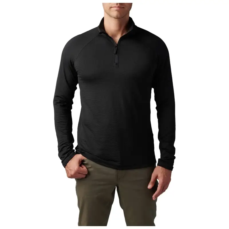 Wyjątkowa oferta Bluza Stratos 1/4 Zip 5.11 Czarna (72235)