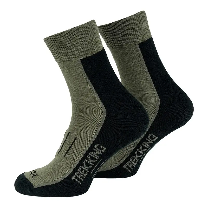 Taniej Skarpety Coolmax Trekking 101 Inc. Olive /Czarne (233191)