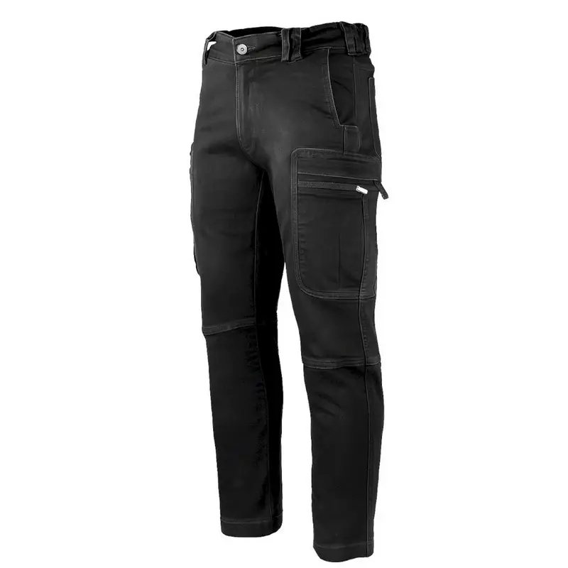 Spodnie Dominus Texar Denim Czarne (01-DMN-PA-DB) Okazja