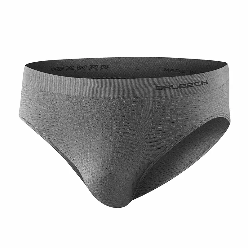 Tani Slipy Męskie Base Layer Brubeck Szare (BE1004M)