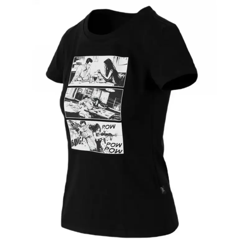 Szybka dostawa T-shirt Damski Slim (Combat date) Helikon-Tex Czarny (TS-CDT-CC-01)