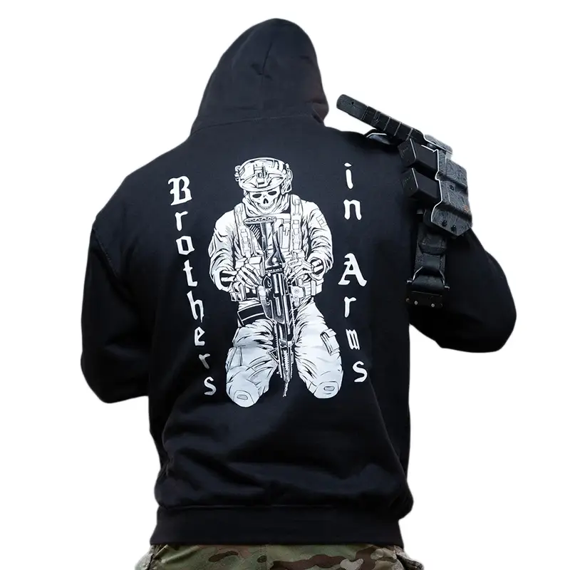 Bluza Hoodie Brothers In Arms Czarna Do wyczerpania zapasów