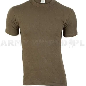Nowy T-shirt Wojskowy Bundeswehr Olive Oryginał Demobil BDB