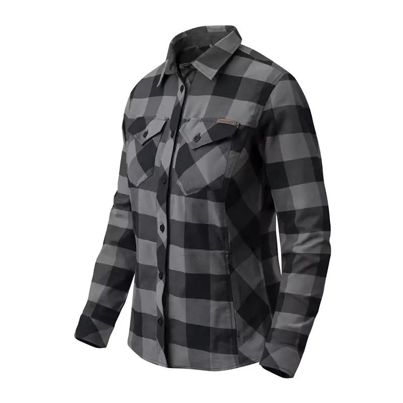 Premium Koszula Damska Marigold Helikon-Tex True Grey Checkered (KO-MWS-NS-PW-B02)