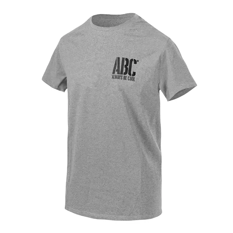 Hit cenowy T-Shirt ABC Always Be Cool Helikon-Tex Mid Grey Melange ( TS-ABC-CO-2M)