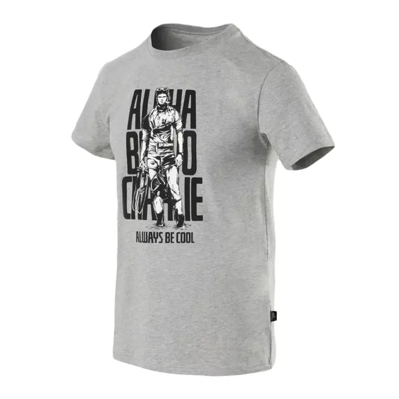 Do wyczerpania zapasów T-Shirt ABC Alfa Bravo Charlie Helikon-Tex Mid Grey Melange (TS-ABH-CO-2M)