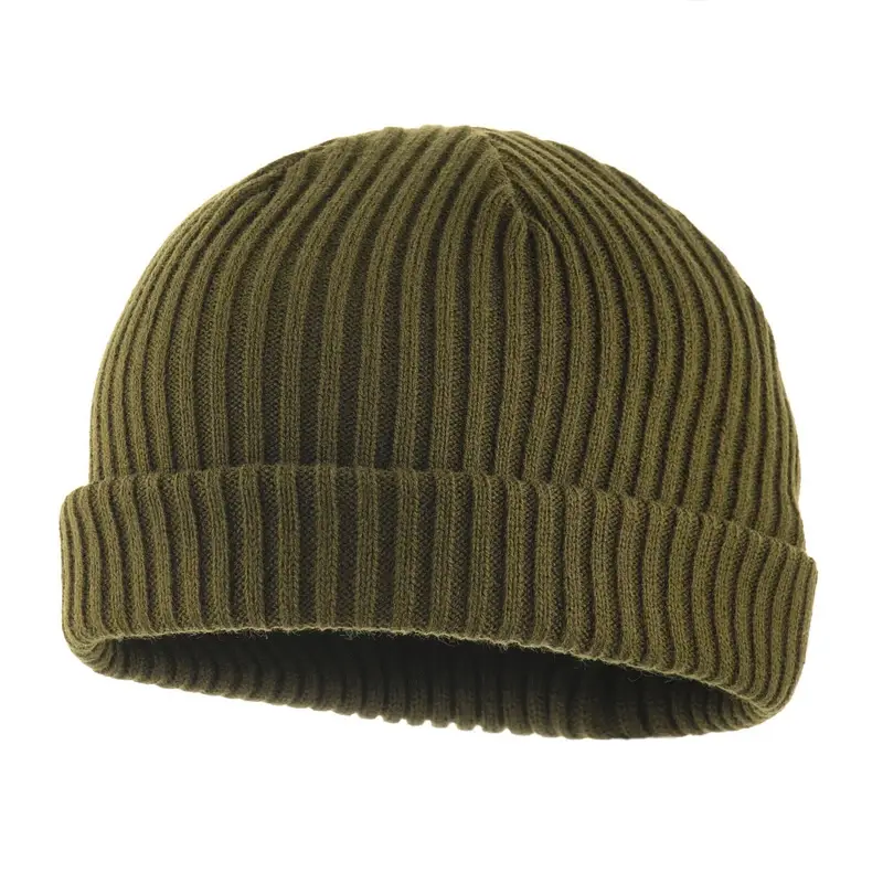 Taniej Czapka Dzianinowa Na Chłodną I Zimną Pogodę 100% Akryl M-Tac Dark Olive (40544048)