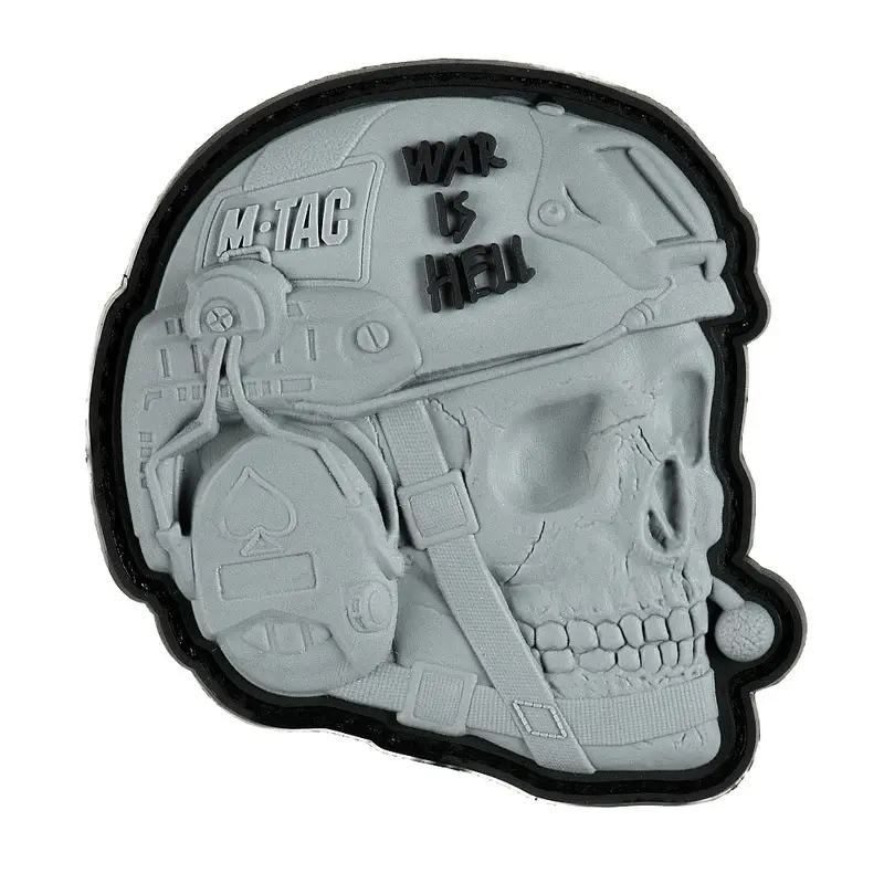 Obniżka ceny Naszywka War is Hell 3D PVC M-Tac Grey (51328011)