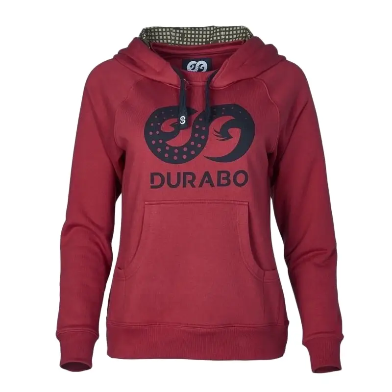 Cena promocyjna Bluza Damska Z Kapturem Outdoorowa Super Hoodie Max Durabo Beetroot Red