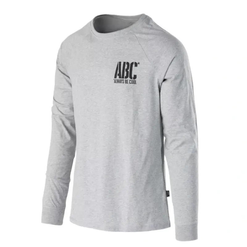 Niska cena Bluzka Z Długim Rękawem ABC Helikon-Tex Mid Grey Melange (TS-ALB-CO-2M)