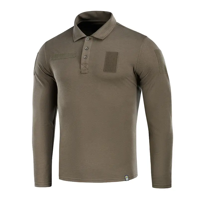 Bezpieczne zakupy Koszulka Polo Taktyczna Z Długim Rękawem M-Tac Dark Olive (80021048)