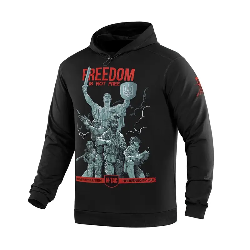 Ostatnia szansa Bluza Z Kapturem Hoodie Freedom M-Tac Czarna (20539002)