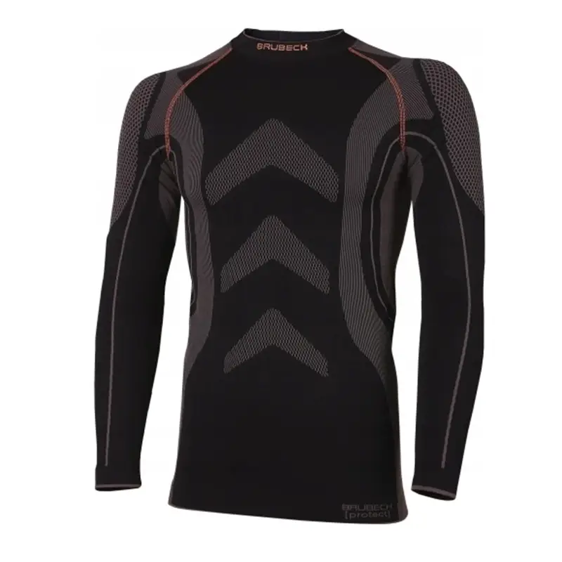Bluza Męska PROTECT Brubeck Grafit / Czarna (LS1129U) Super okazja