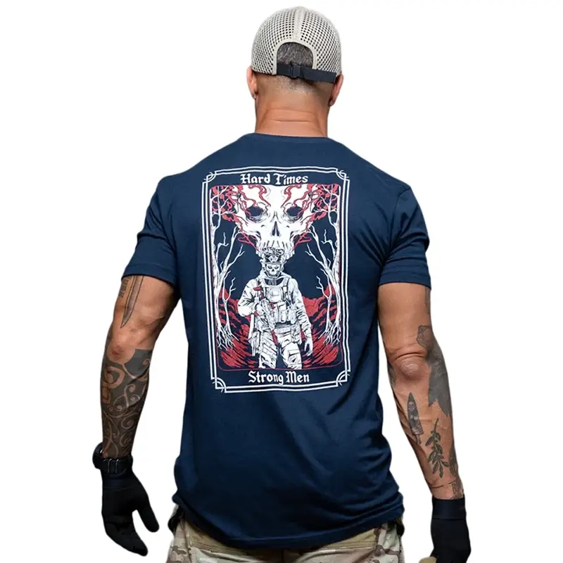 Dostępne od ręki T-Shirt Hard Times Brothers In Arms Navy