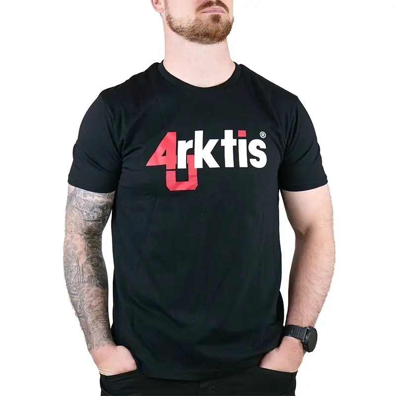 Wyprzedaż T-shirt Bawełniany Arktis Czarny