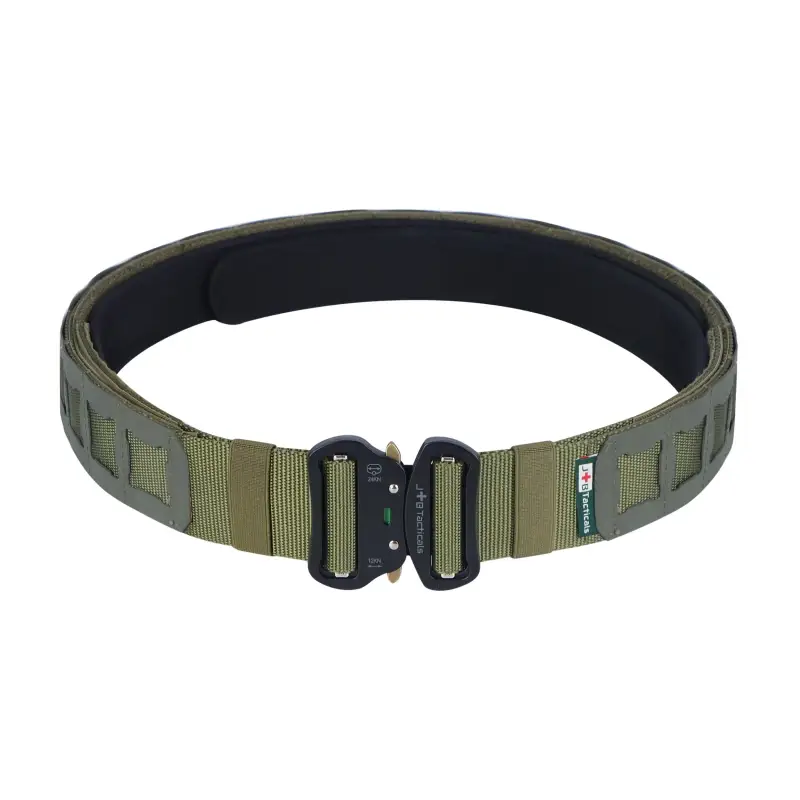 Pas Taktyczny JB-07 MOLLE Laser Cut Z Pasem Wewnętrznym JB Tacticals Zielony Premium