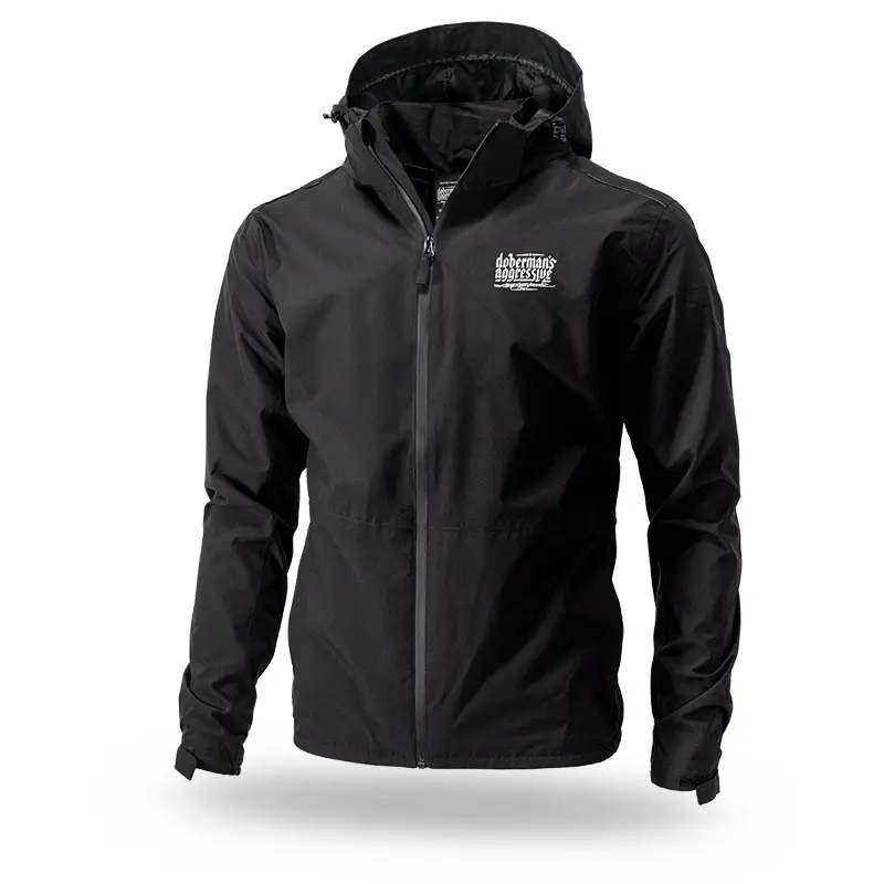 Kurtka Windbreaker Doberman's Aggressive Czarna (KU09) Popularny