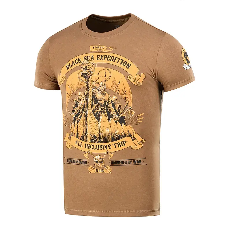 Koszulka Black Sea Expedition M-Tac Coyote Brown (80025017) Wysoka jakość